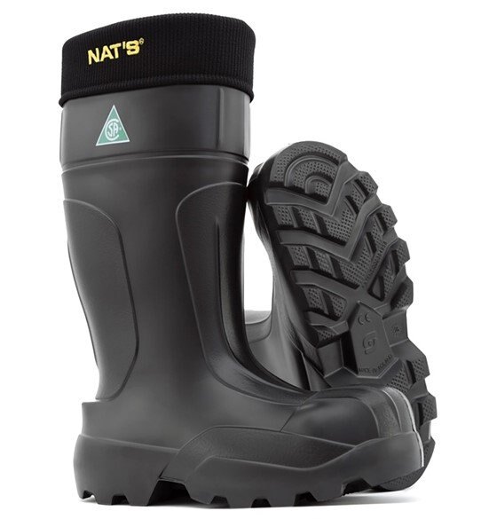 NAT'S SAFETY EVA WATERPROOF WORK BOOT W/REMOVABLE LINER SIZES 8 11