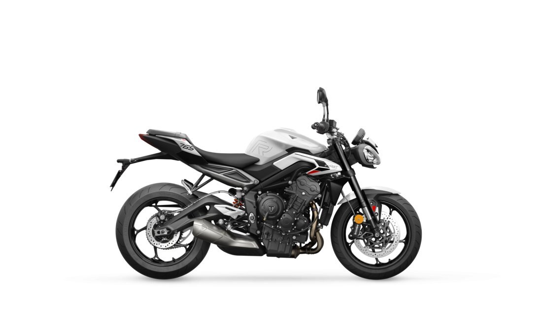2024 Triumph STREET TRIPLE 765 R Crystal White HOTTEST NEW NAKED SPORT MODEL FREE SPRING LAYAWAY