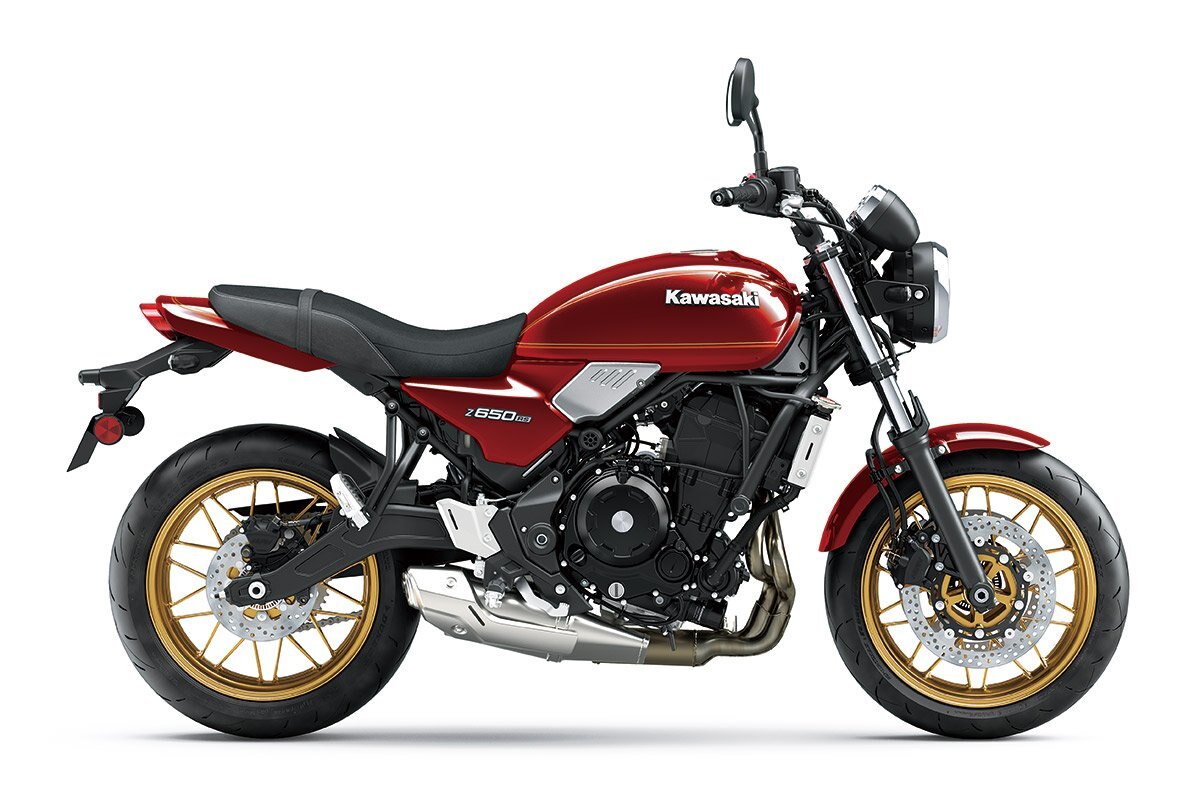 2024 Kawasaki Z650RS CANDY MEDIUM RED MODERN PERFORMANCE AND FEATURE RETRO STYLING
