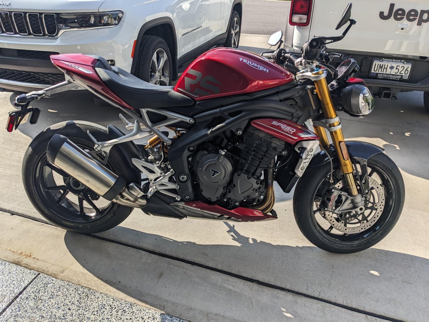 2024 Triumph SPEED TRIPLE 1200 RS MATTE CARNIVAL RED FREE SPRING LAYAWAY