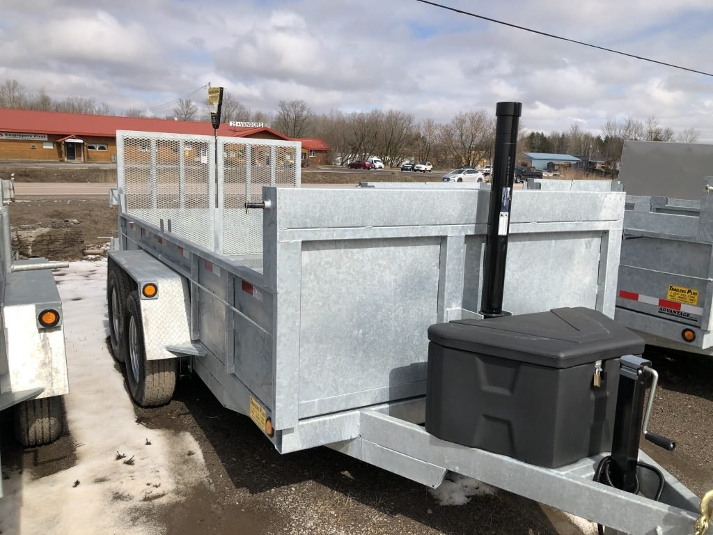 Competition Trailers 14 Galvanized Dump Trailer