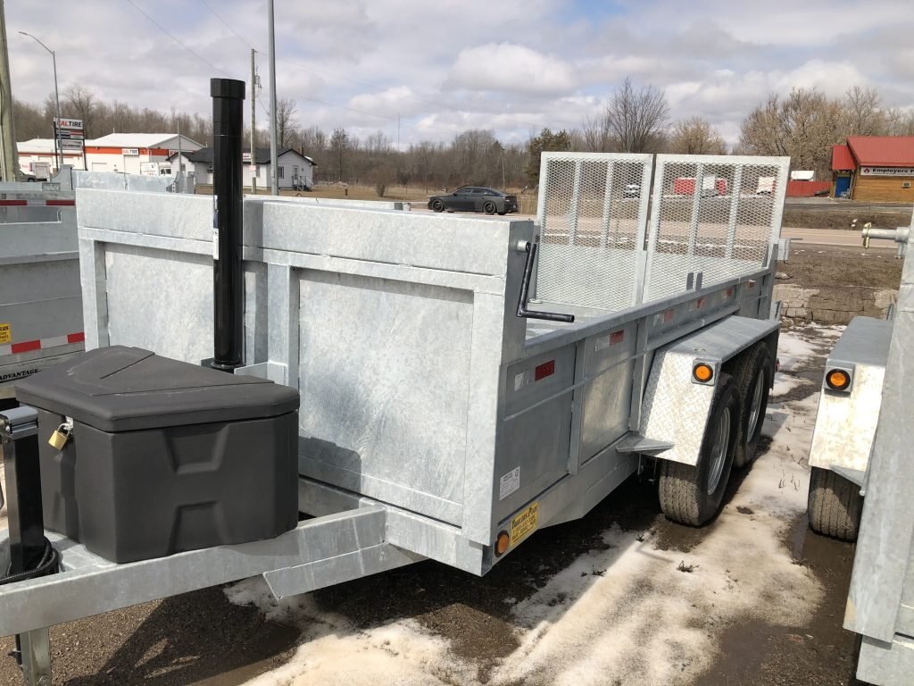 Competition Trailers 14 Galvanized Dump Trailer