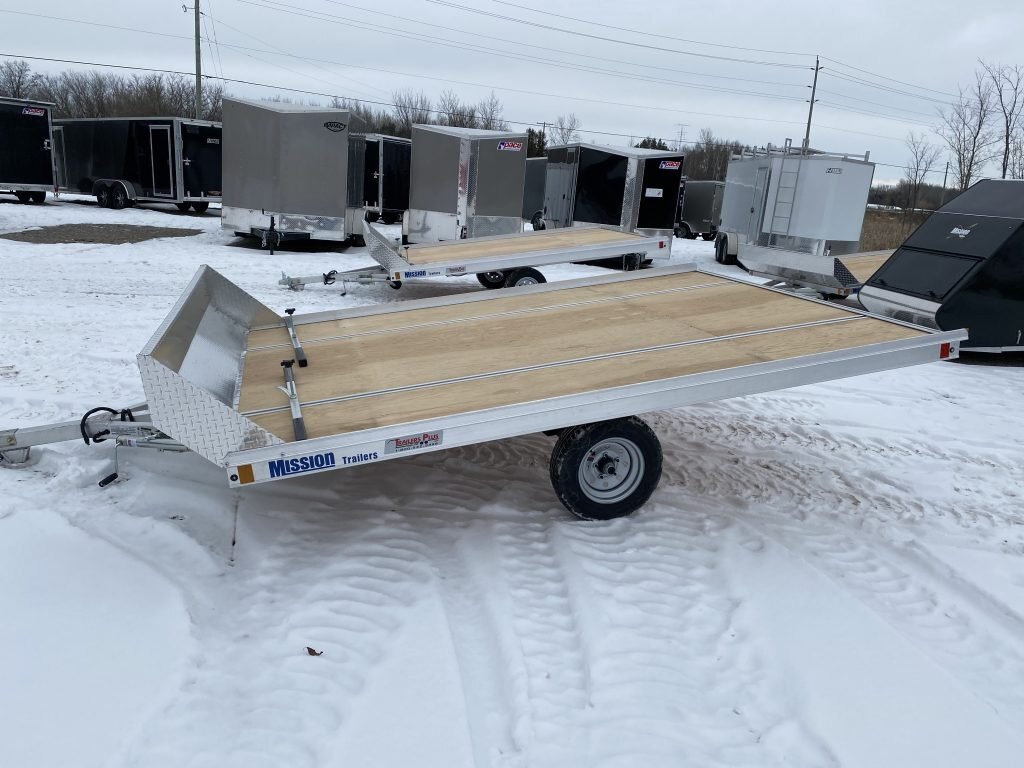 Mission Trailers 2 Place Aluminum Sled Trailer