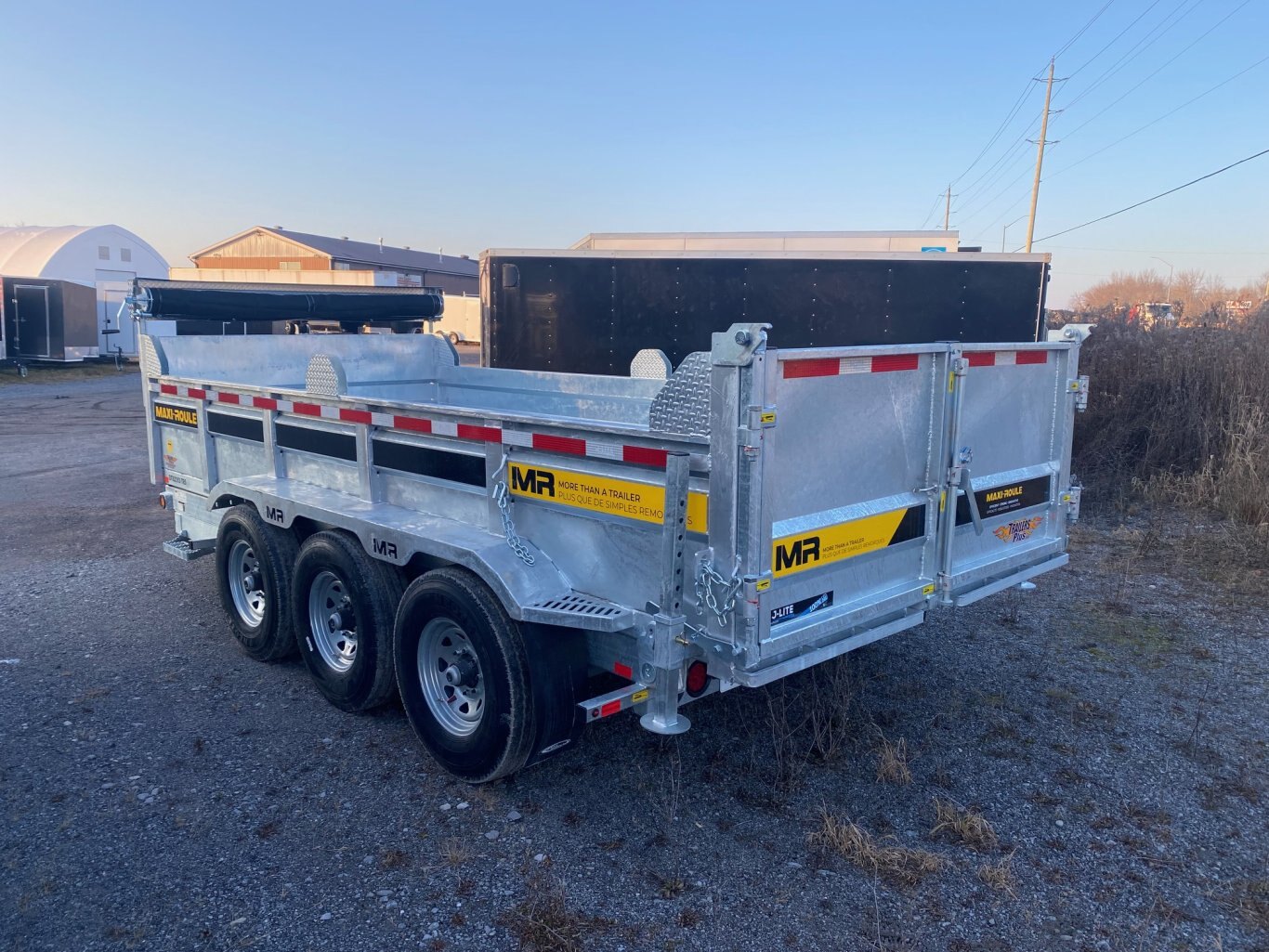 MAXIROULE 16\' Triaxle Dump Trailer 16' Triaxle Dump Trailer