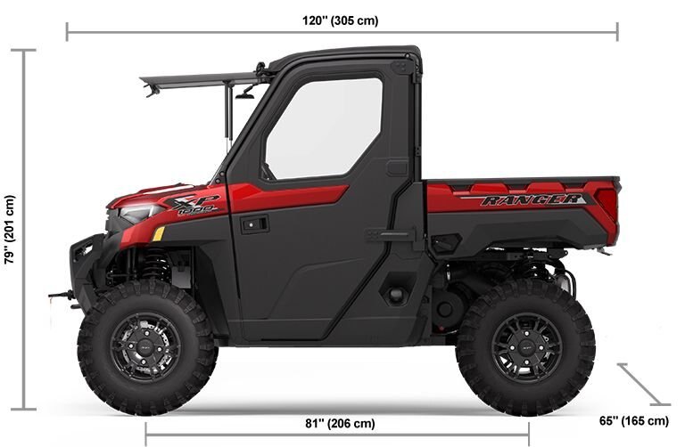 2025 Polaris RANGER XP 1000 NORTHSTAR EDITION ULTIMATE 3 SEAT SUNSET RED