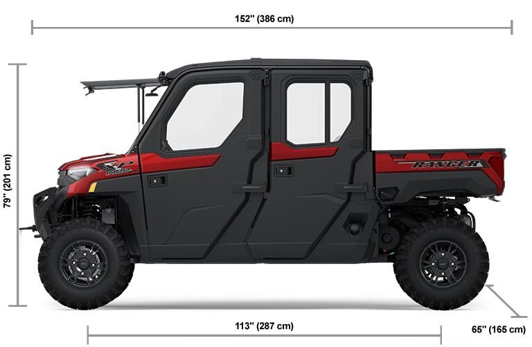 2025 Polaris RANGER CREW XP 1000 NORTHSTAR EDITION ULTIMATE 6 SEAT SUNSET RED