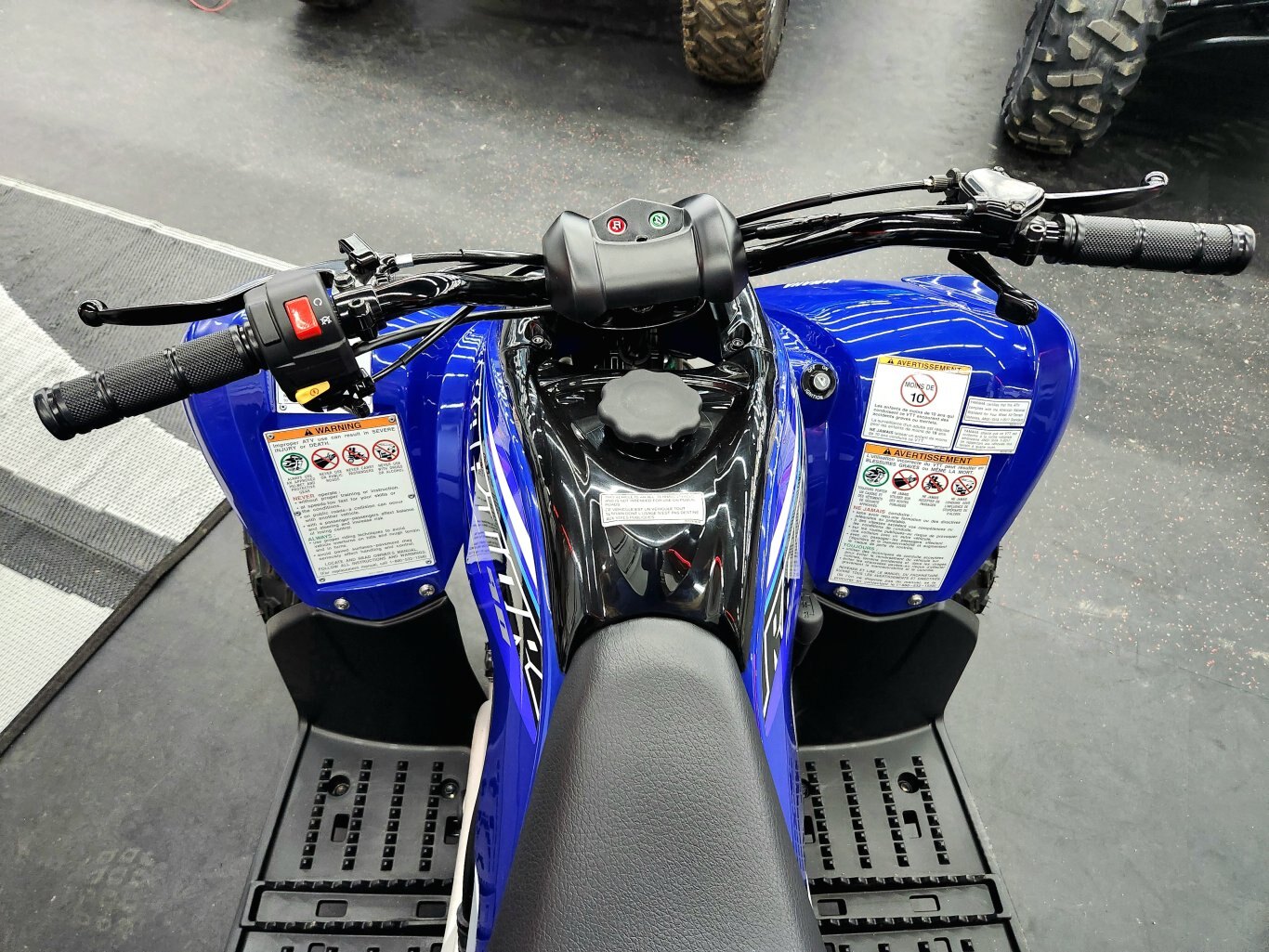 2023 Yamaha RAPTOR 90 Team Yamaha Blue