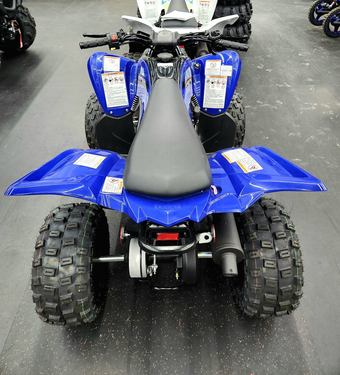 2024 Yamaha RAPTOR 110 Team Yamaha Blue