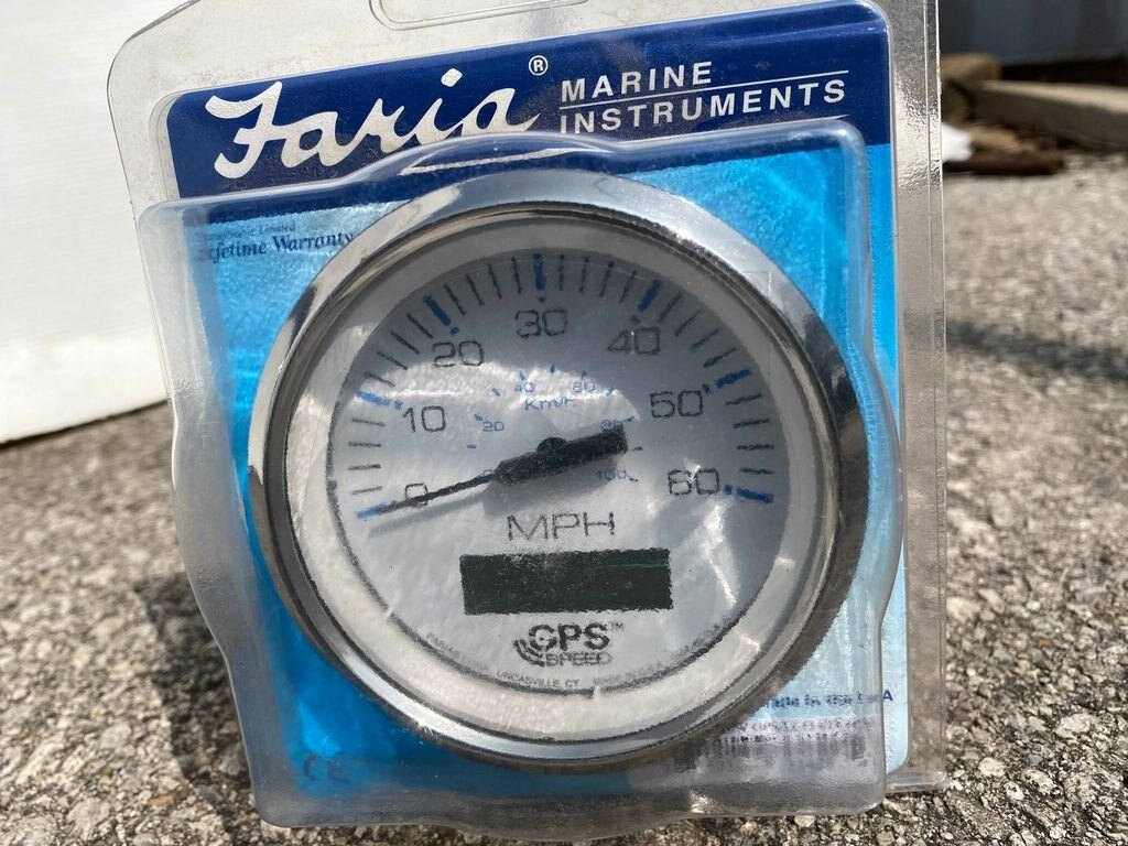 Faria GPS Speedometer 60 MPH 33839