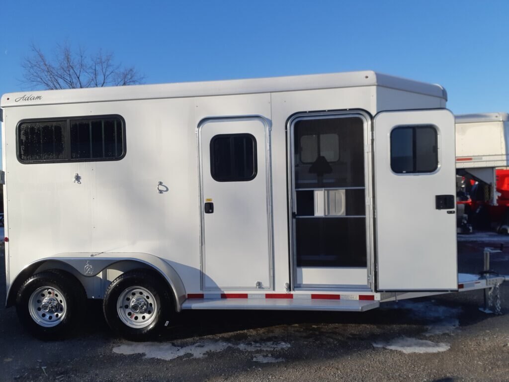 Adams Trailers 14\' 2 Horse Straight Load Trailer | 710AF-DR | Ontario ...