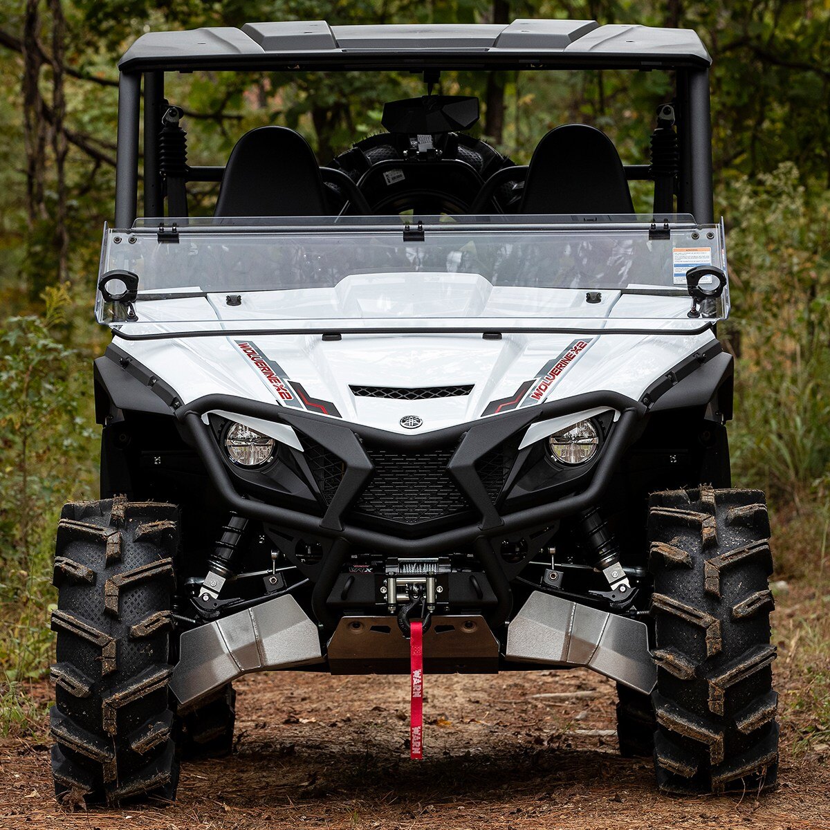 Front Brush Guard with Winch Mount