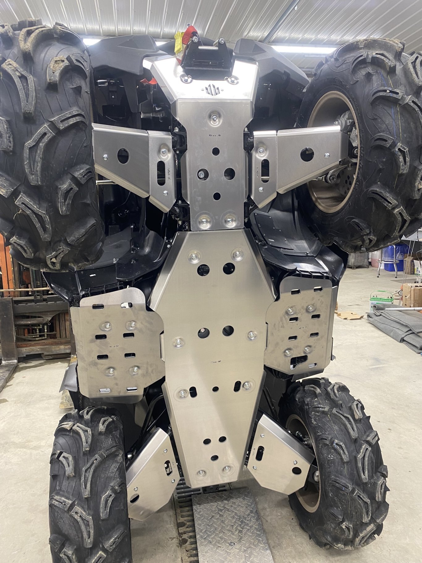 Aluminum Skid Plates for Yamaha Grizzly 700