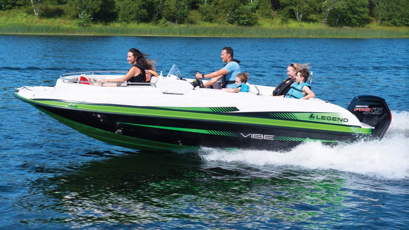 Legend Boats Vibe D19 Lime Green