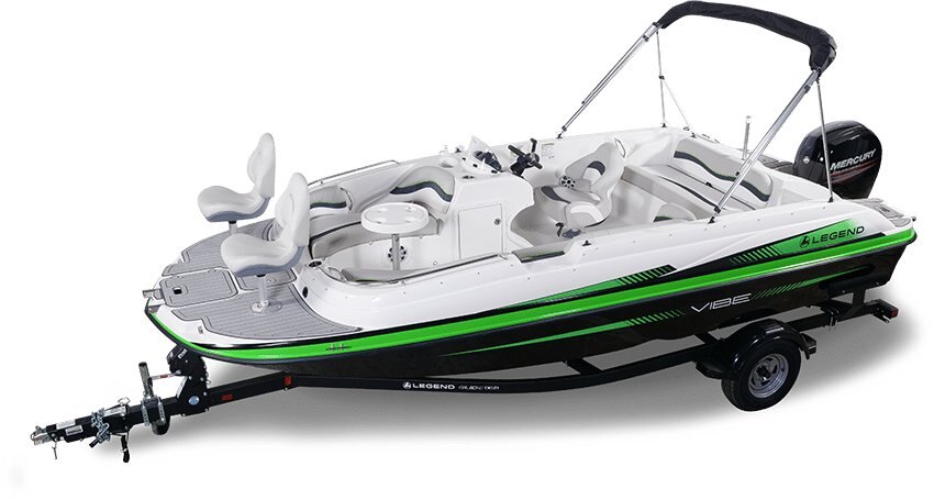 Legend Boats Vibe D20 Lime Green