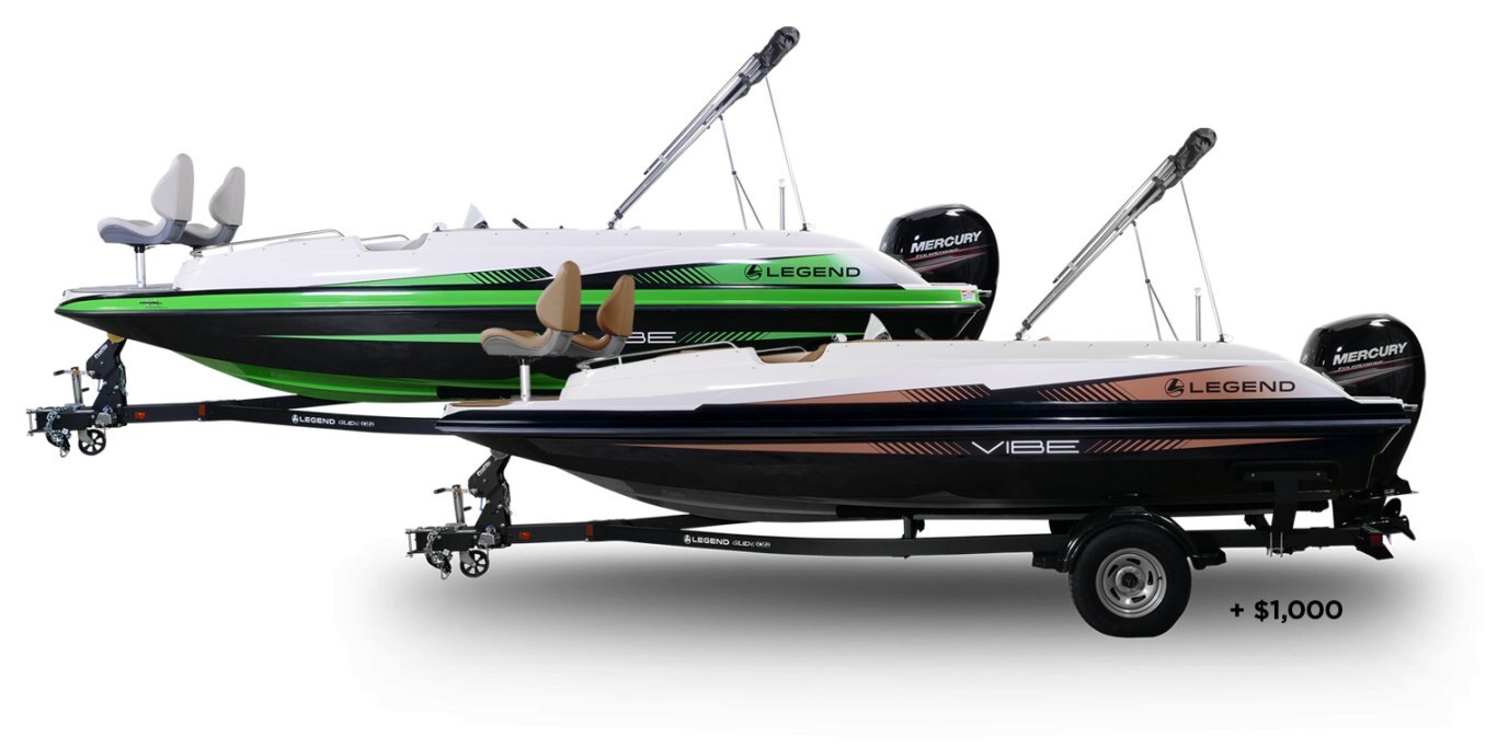 Legend Boats Vibe D20 Lime Green