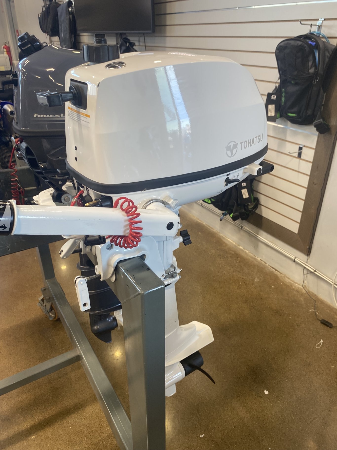 Barely used Tohatsu 6HP Outboard