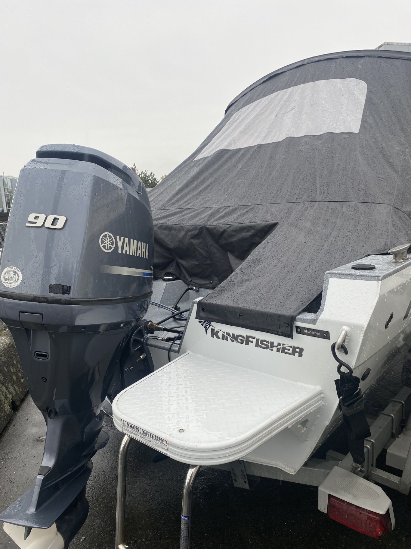 Used 2017 Kingfisher 1825 Falcon with Yamaha 90hp and trailer Y3462U