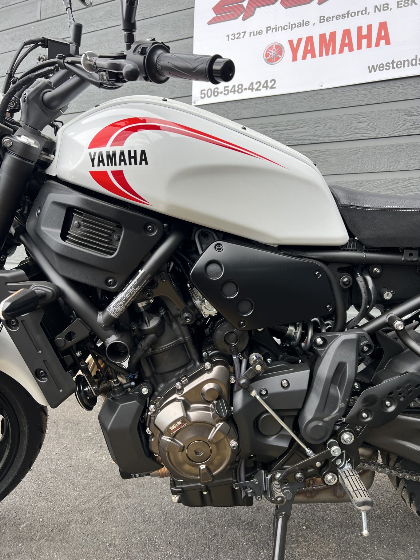Yamaha XSR900 Héritage Blanc 2024