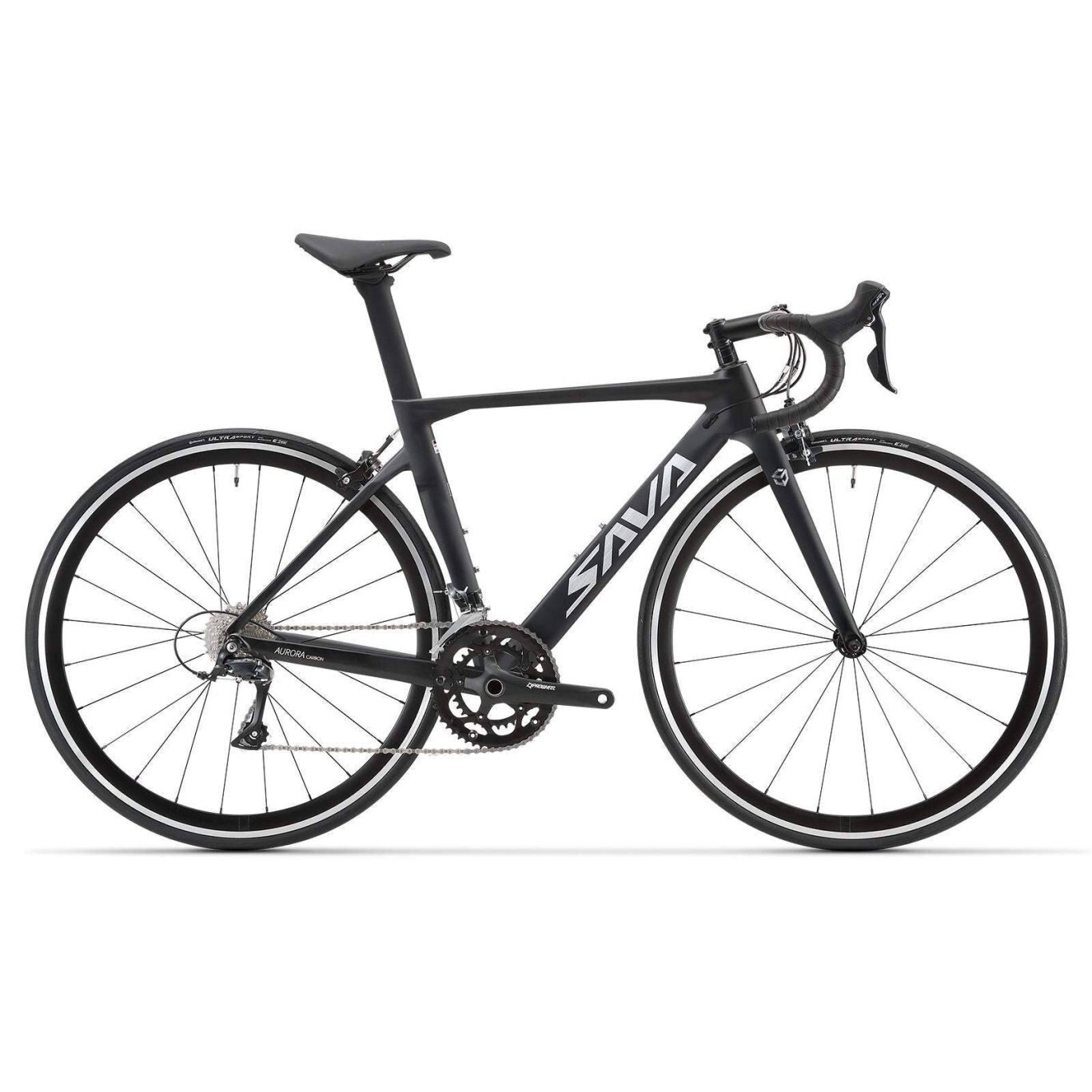 2023 SAVA AURORA V3.0 Carbon Road Bike 18 Speed / Black
