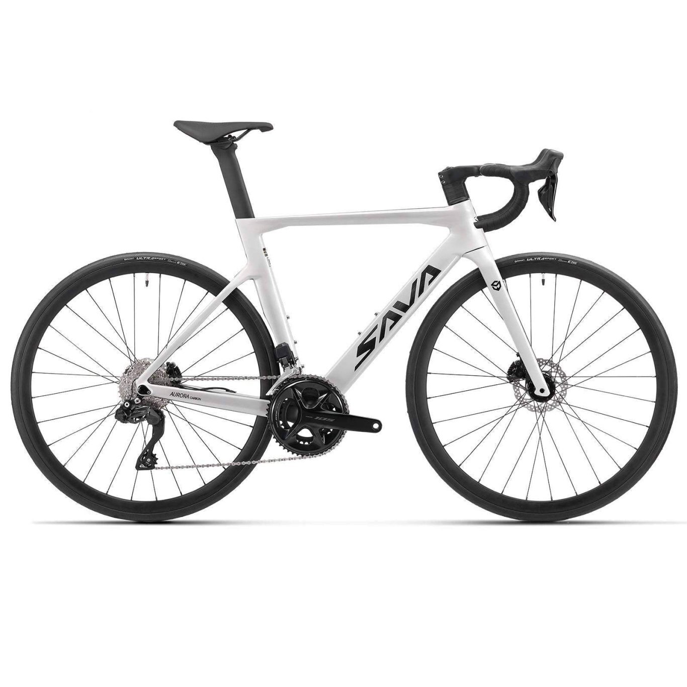  2023 SAVA AURORA7. 0 Vélo de route en carbone Di2 24 vitesses  / White