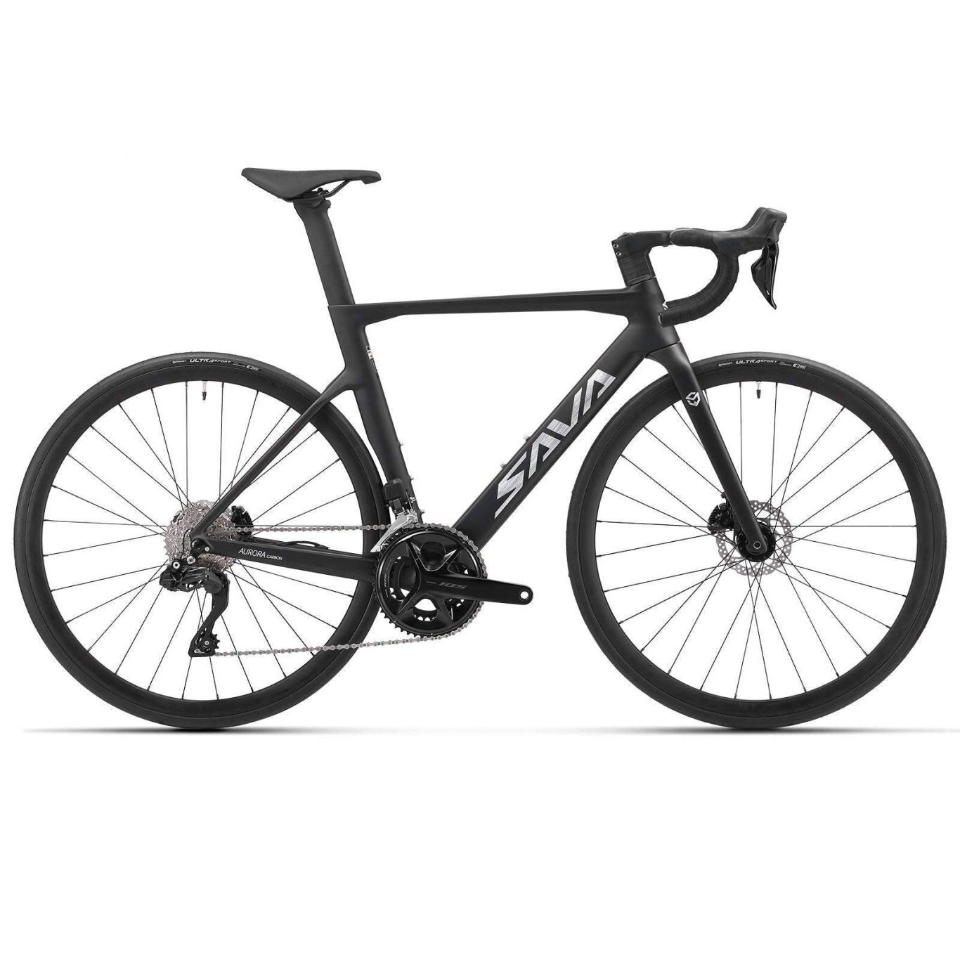 2023 SAVA AURORA 7.0 Di2 Carbon Road Bike 24 Speed  / Black