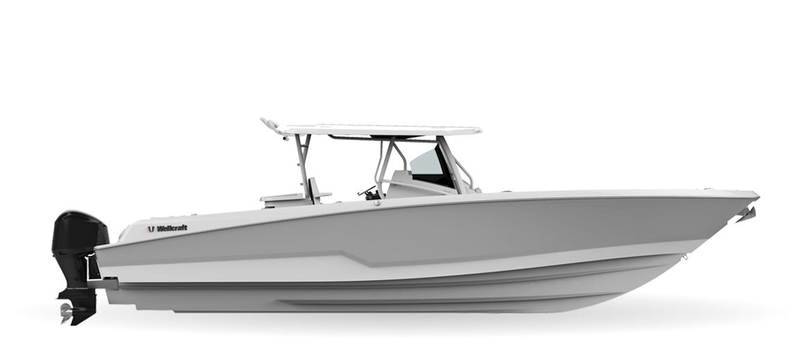 2024 Wellcraft 352 FISHERMAN Steel Gray