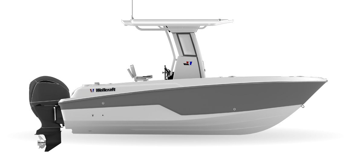 2024 Wellcraft 223 Fisherman Phantom Gray