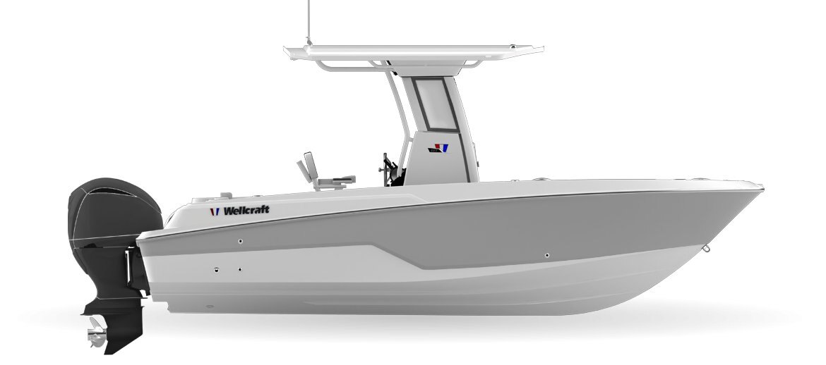 2024 Wellcraft 223 Fisherman Steel Gray