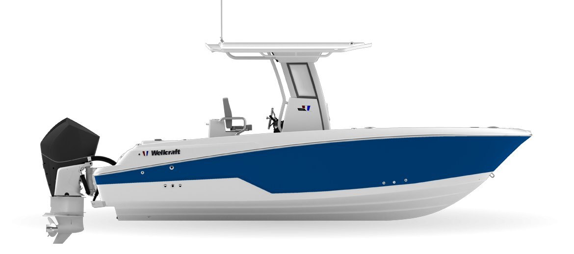 2024 Wellcraft 243 Fisherman Denim Blue