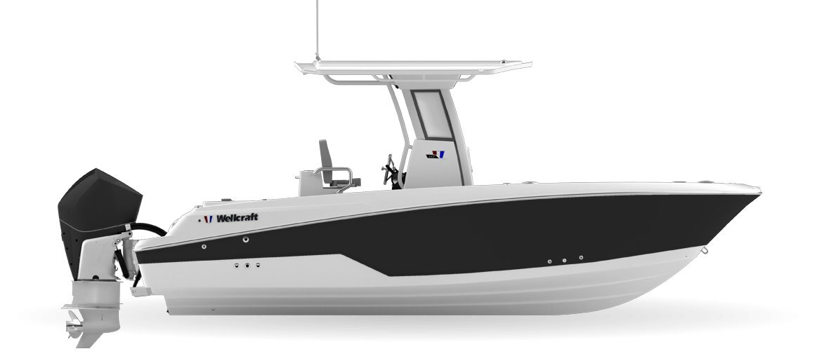 2024 Wellcraft 243 Fisherman Jet Black