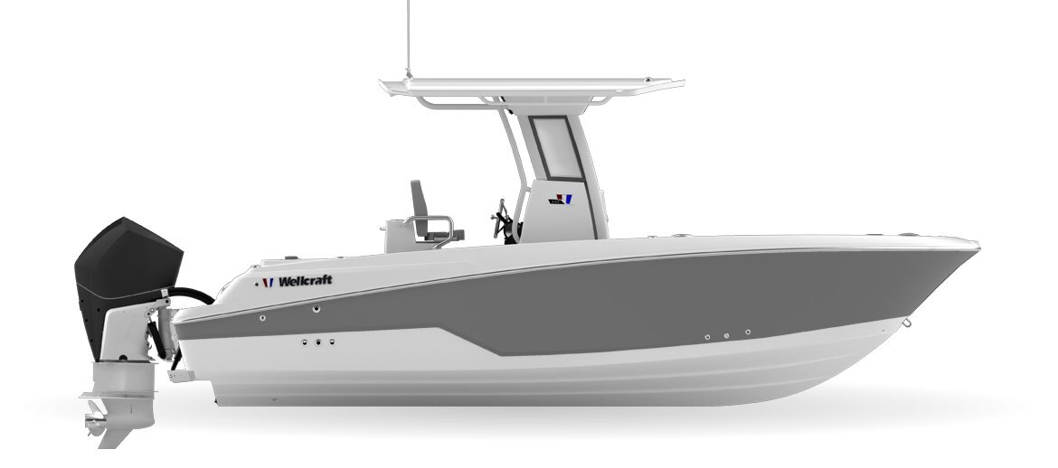 2024 Wellcraft 243 Fisherman Phantom Gray