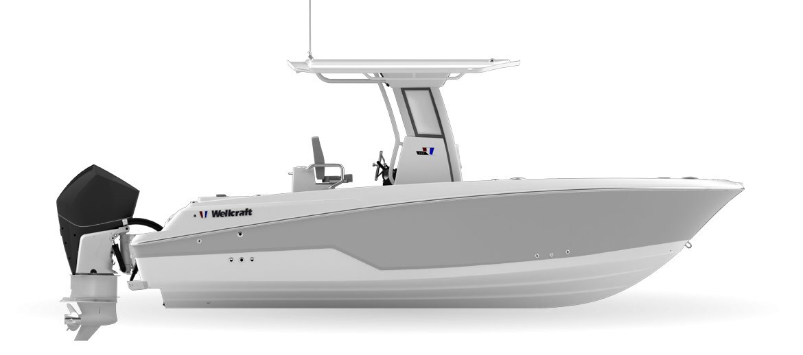 2024 Wellcraft 243 Fisherman Steel Gray