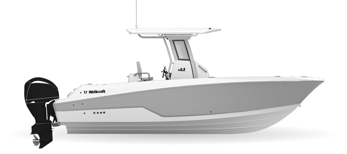 2024 Wellcraft 263 Fisherman Steel Gray