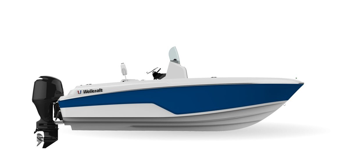 2024 Wellcraft 202 Fisherman Denim Blue