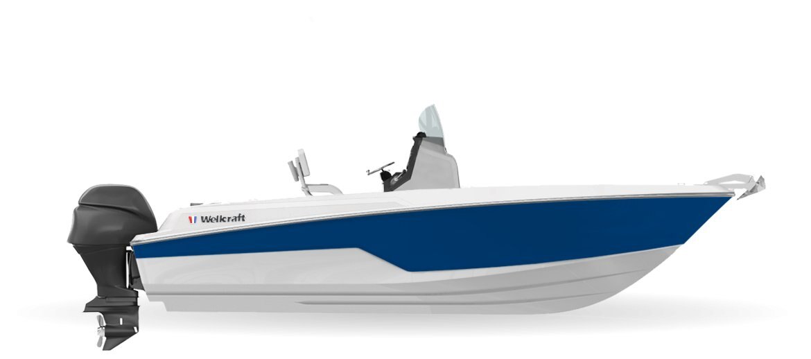 2024 Wellcraft 222 Fisherman Denim Blue