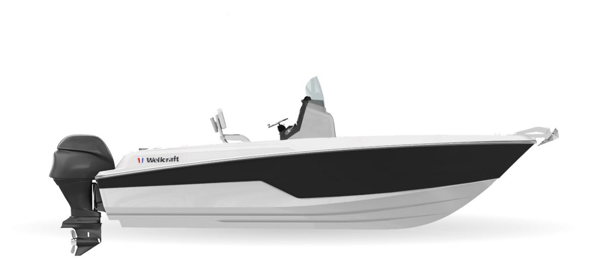 2024 Wellcraft 222 Fisherman Jet Black