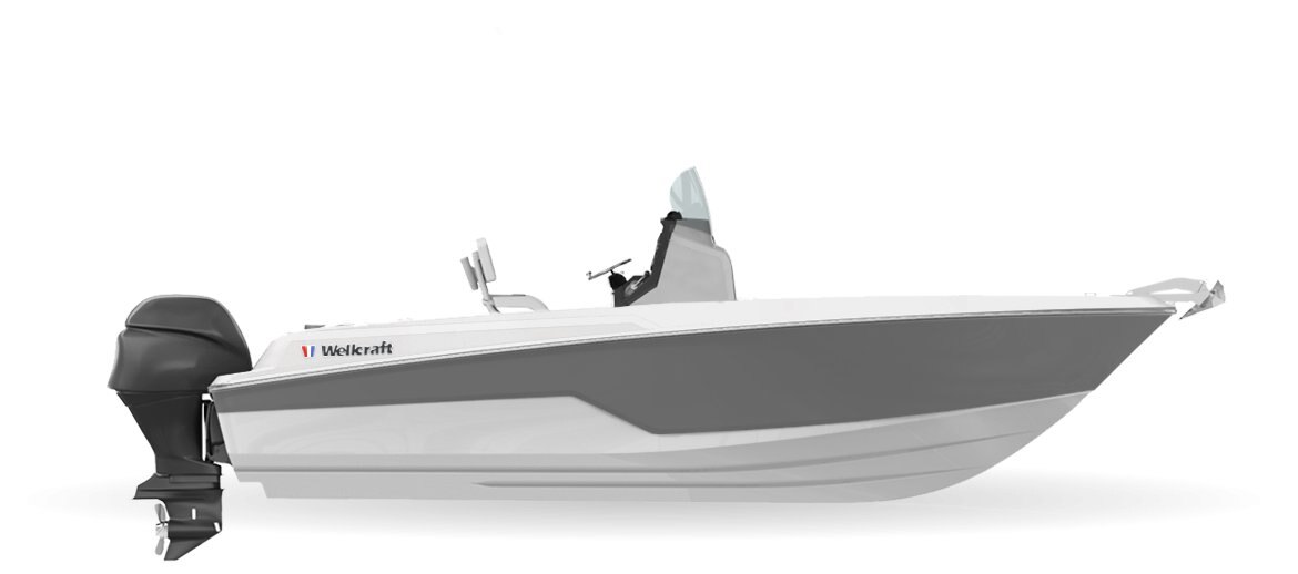 2024 Wellcraft 222 Fisherman Phantom Gray