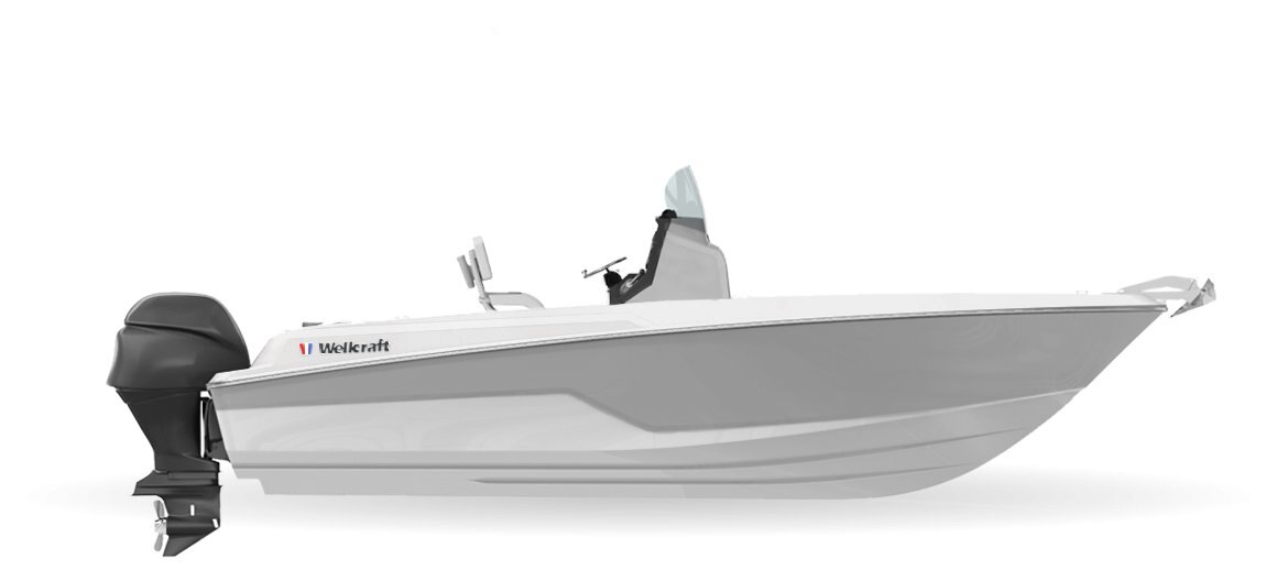 2024 Wellcraft 222 Fisherman Steel Gray