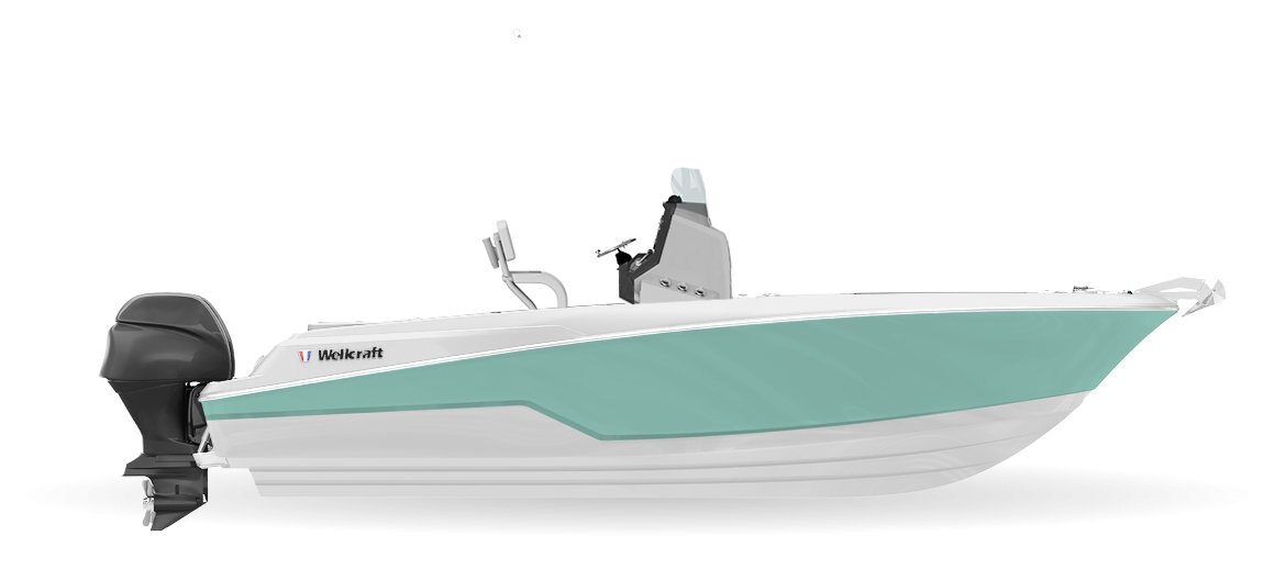 2024 Wellcraft 242 Fisherman Seafoam Green