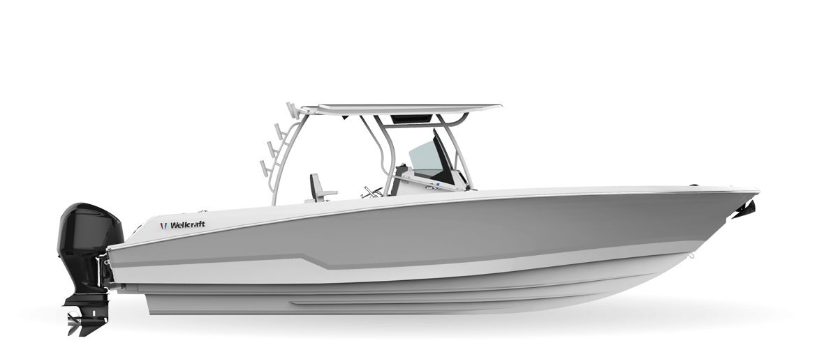 2024 Wellcraft 302 Fisherman Steel Gray