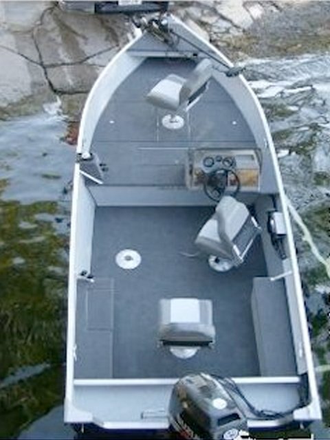 18 ft Fishing Boat with 50 hp outboard