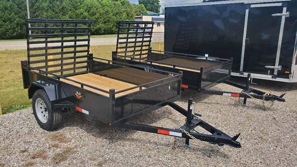 2024 Tow-Tek Trailers 7x19 Aluminum Drive in/Drive out Enclosed - RV Door and Extras!