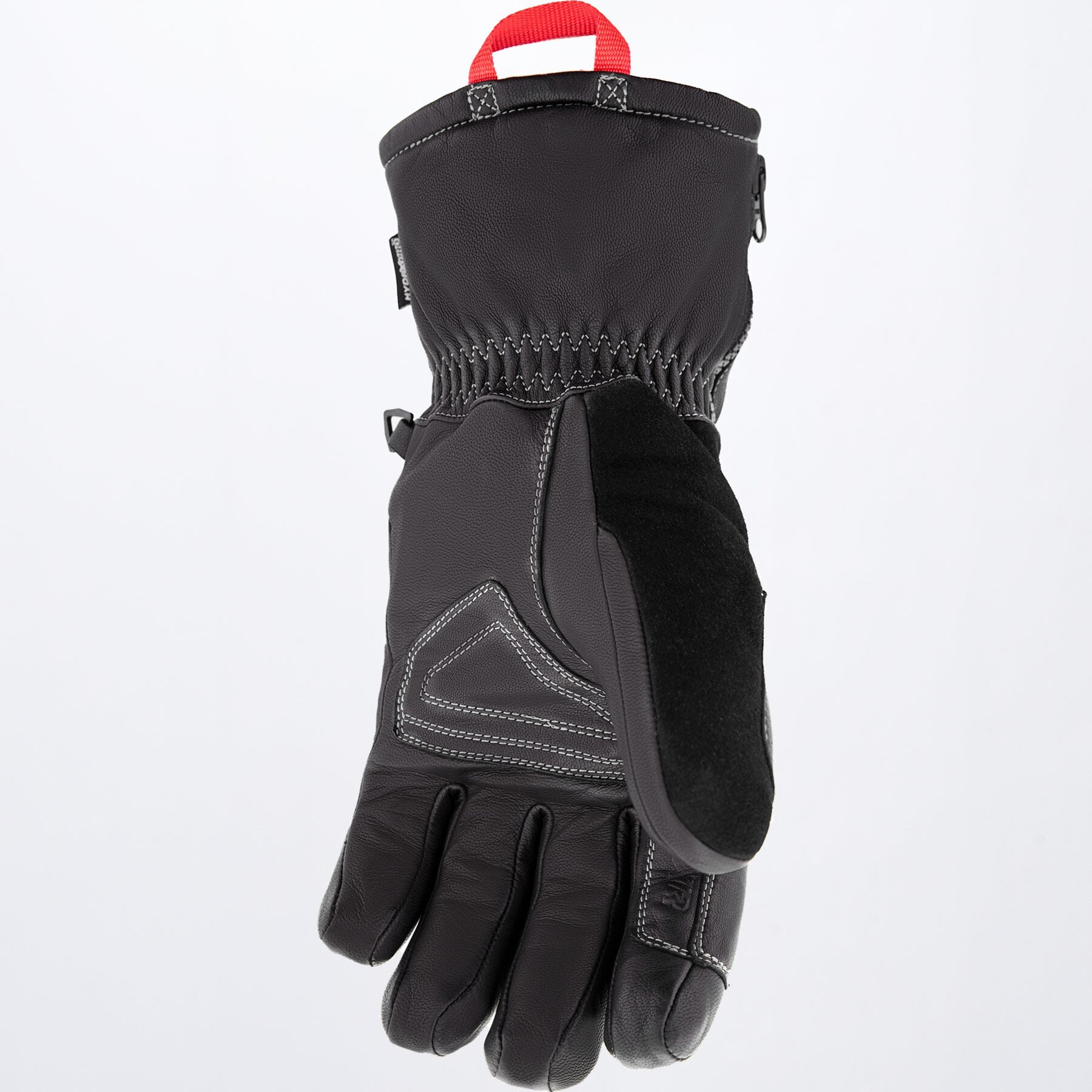 Men's Leather Short Cuff Glove S Black
