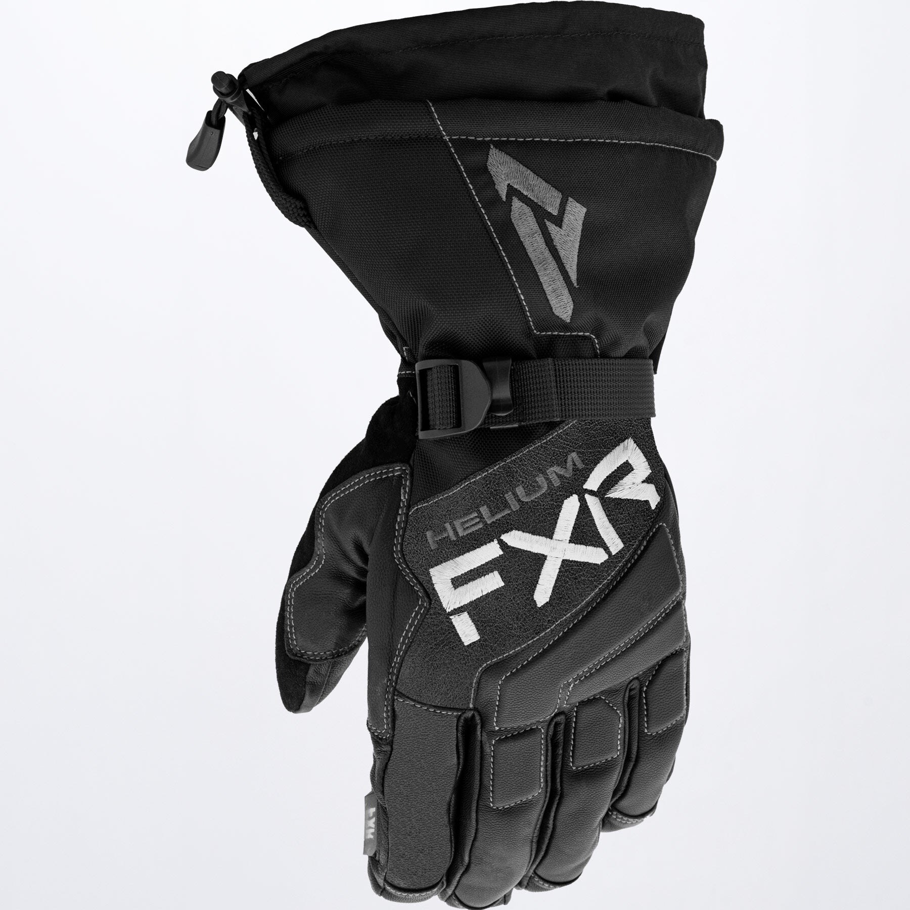 Men's Hybrid Helium Leather Gauntlet Glove S Black