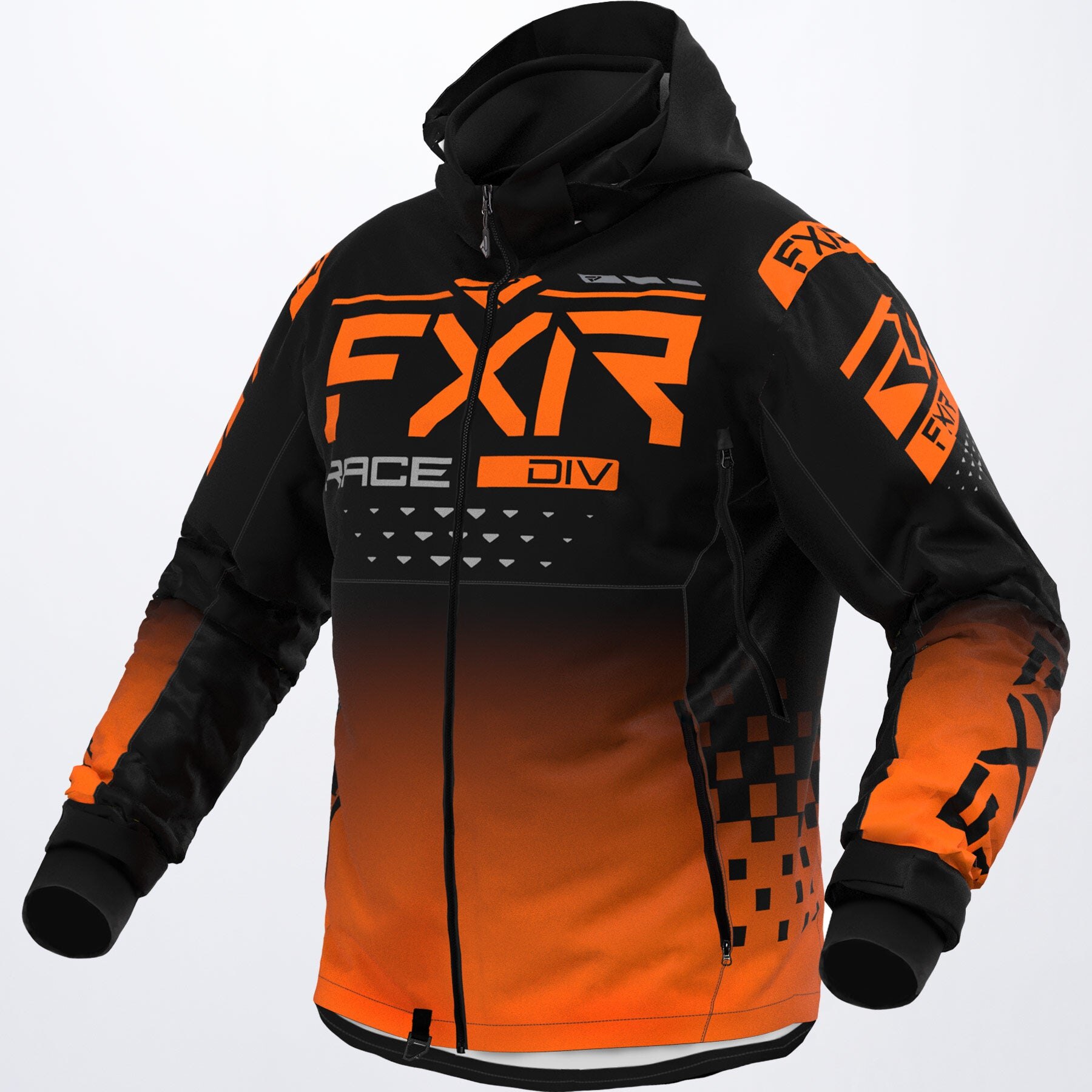 Men's RRX Jacket 2XL Black/Char/Hi Vis