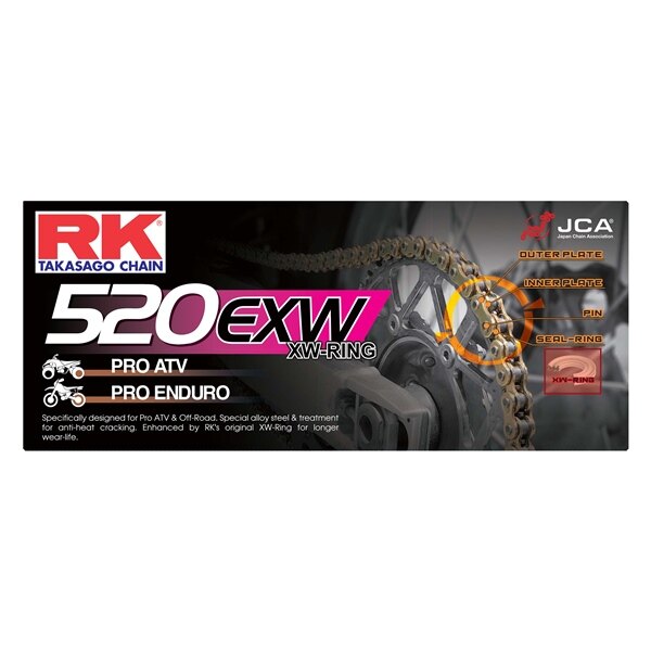 RK EXCEL Chain 520EXW MX Chain
