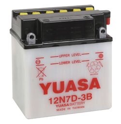Yuasa Battery Conventional 12N7D 3B