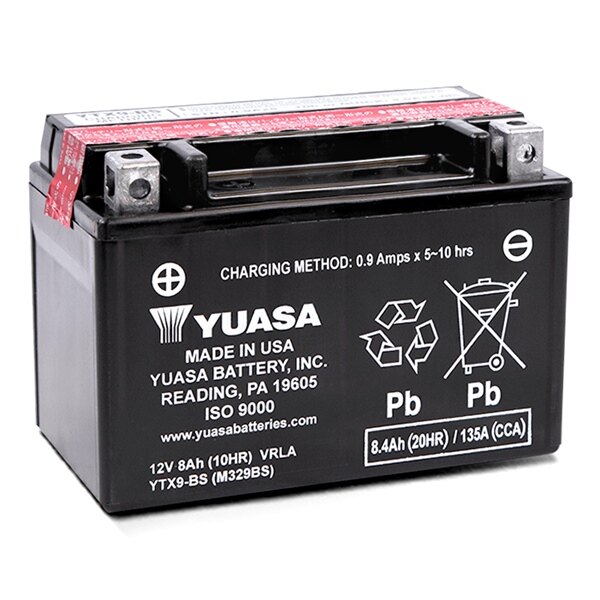 Yuasa Battery Maintenance Free AGM YTX9 BS