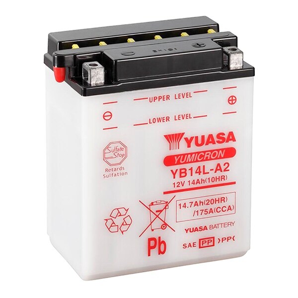 Yuasa High Performance Conventional (AGM) Batteries YB14L A2