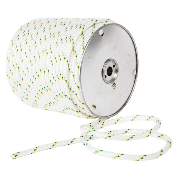 PORTABLE WINCH Double Braided Polyester Winch Rope 100 m 4820 lbs